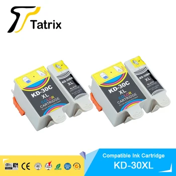 Tatrix Kodak 30 XL 30XL Premium Farbe Schwarz Kompatible Tintenpatrone passend für Kodak ESP C310 C110 C315