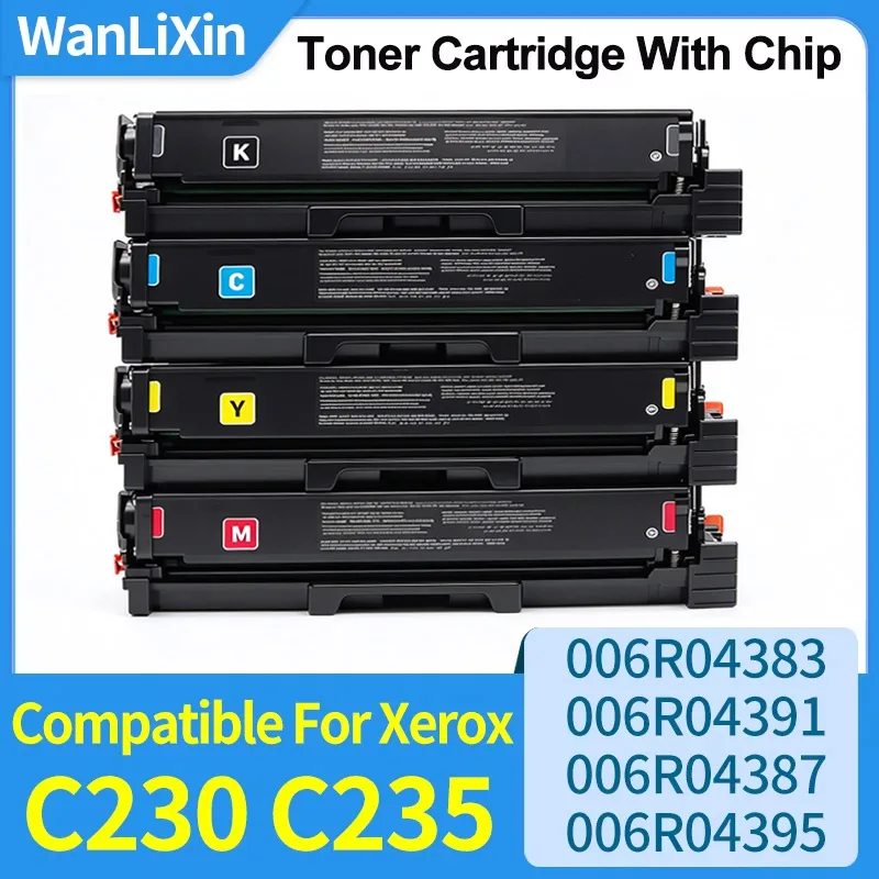 Passend für Xerox C230 C235 Tonerkartusche mit Chip 006R04383 006R04391 006R04387 006R04395