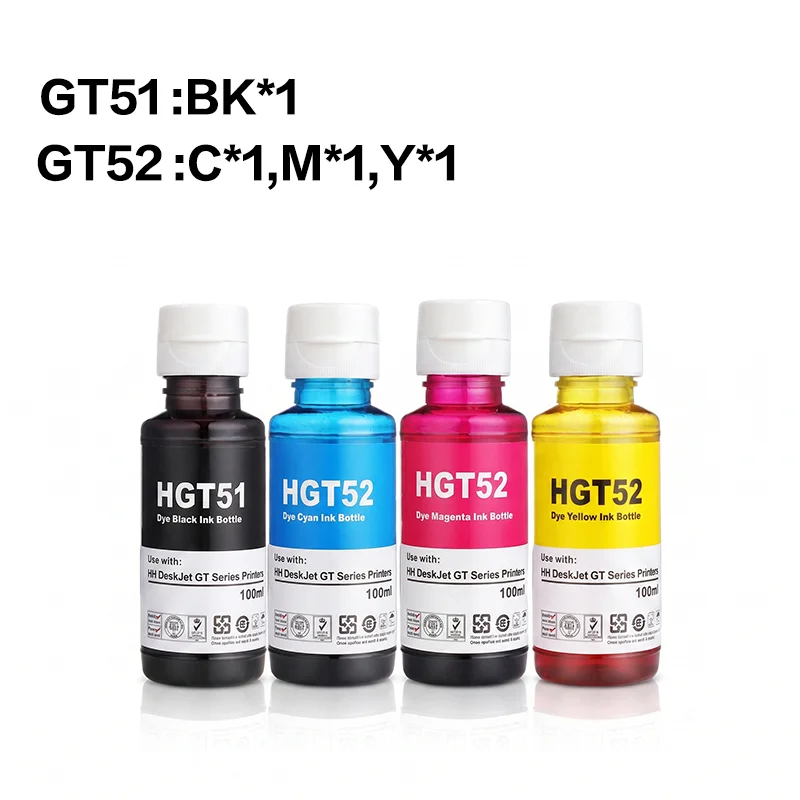 100ML GT53 GT52 Nachfülltinte passend für HP GT51 GT52 GT53 für HP 115 – Bild 5