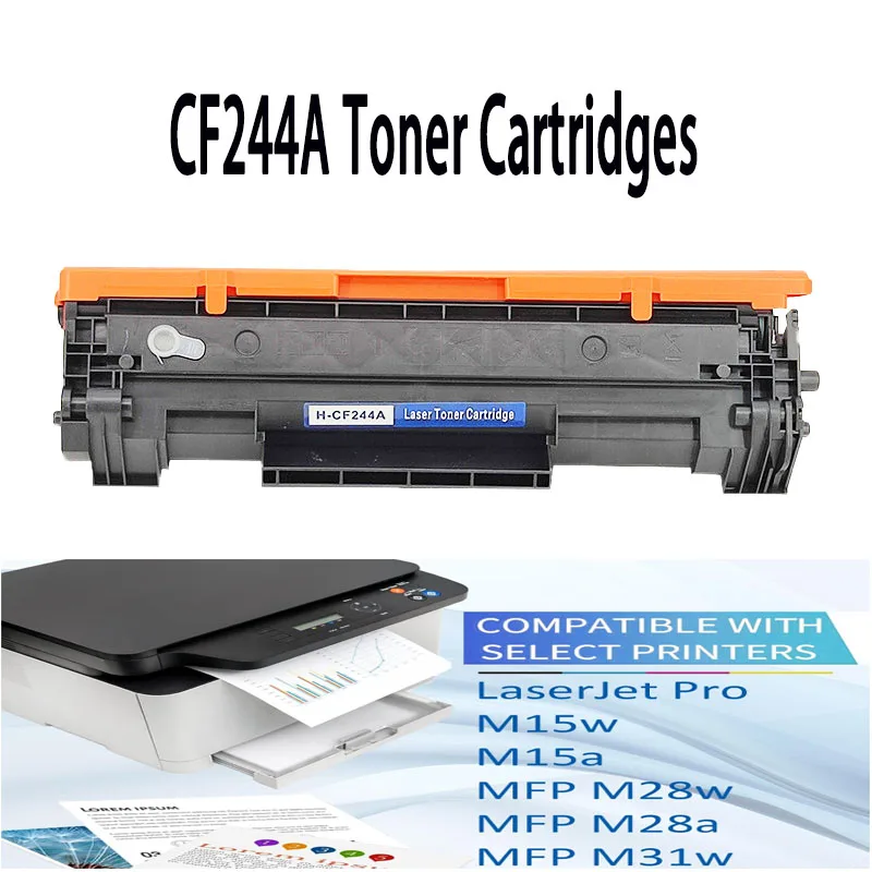 CF244A 44A Kompatible Tonerkartusche passend für HP Laserjet Pro M15w M15a MFP M28w M28a M31w Drucker