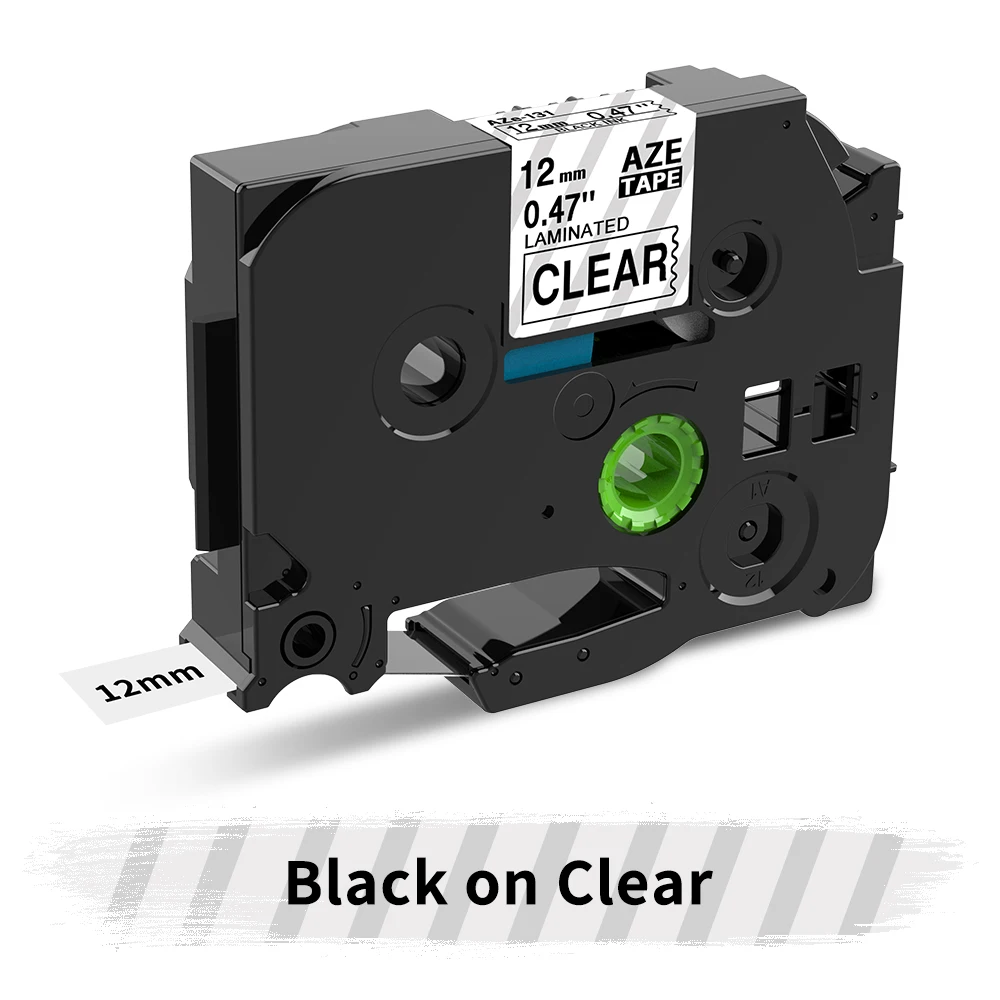 6/9/12 mm Etikettenband, passend für Brother-Ptouch Tze-231 231 631, mehrfarbiges Druckerband für PT-H110