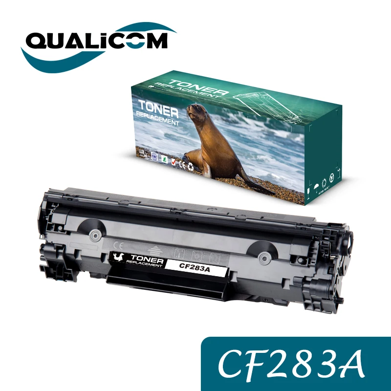 Qualicom CF283A 83A TONER Patrone passend für HP LaserJet Pro MFP M125 M125nw M125rnw M127fn M127fw M127fp