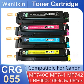 Mit Chip CRG055 CRG-055 Tonerkartusche passend für Canon MF740C MF741cdw MF742cdw MF743cdw MF744cdw MF746cx