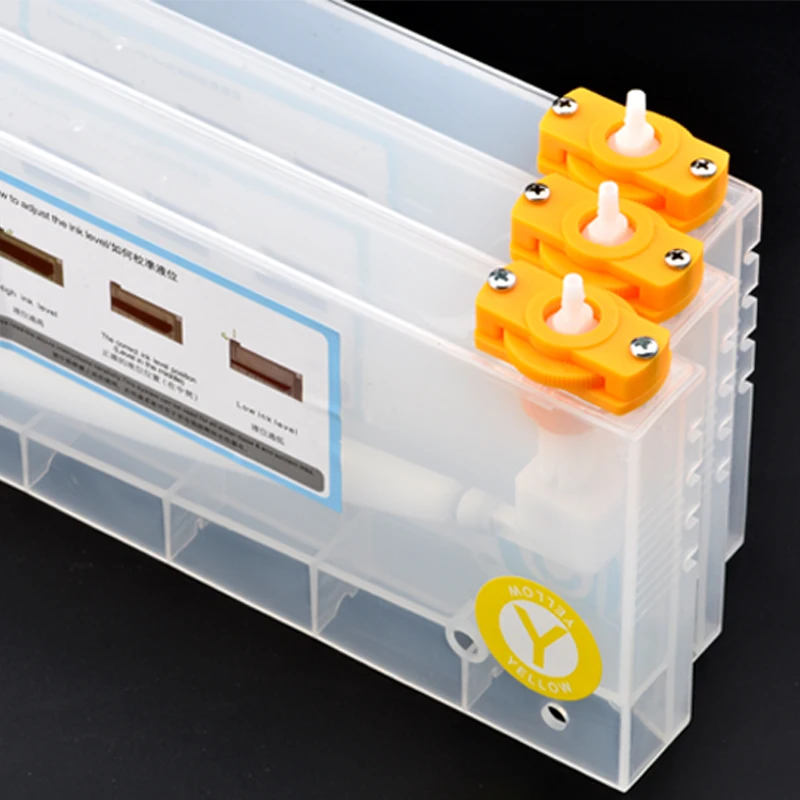 Nachfüllbare Tintenpatronen passend für Mimaki Roland Mutoh (4 Stück) – Bild 4