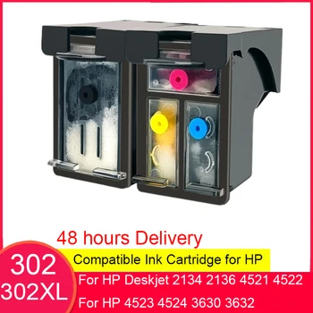 Nachfüllbare Tintenpatrone HP302 HP302xl als Ersatz passend für HP Deskjet 2134 2136 4521 4522 4523 4524 3630