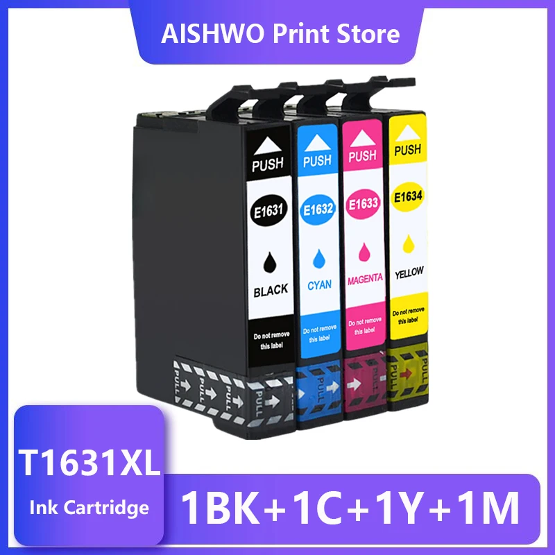 8er-Pack 16XL T1631 - T1634 kompatible Tintenpatronen passend für Epson WorkForce WF 2010 2540 2750 2510 2520