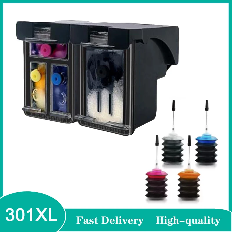 Vilaxh 301XL 301 301xl Tintenpatrone passend für HP 301 XL für HP Drucker Deskjet 2050 1000 1050 2510 3000