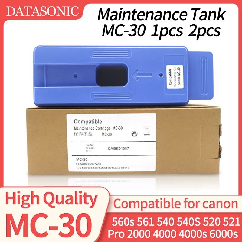MC-30 Wartungstank passend für Canon MC30 Abfalltintenbox für Canon Pro 560s 561 540 540S 520 521 2000 4000