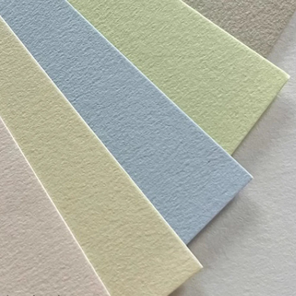A4 297 x 210 mm, 50 Blatt, 300 g, farbiges Baumwollpapier, Spezial-Tintenstrahldruckpapier