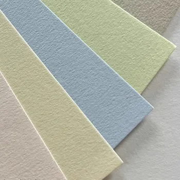 A4 297 x 210 mm, 50 Blatt, 300 g, farbiges Baumwollpapier, Spezial-Tintenstrahldruckpapier