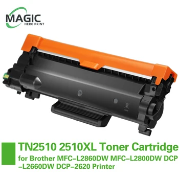 TN2510 TN2510XL mit Chip-kompatiblen Tonerkartusche passend für Brother MFC-L2860DW MFC-L2800DW DCP-L2660DW