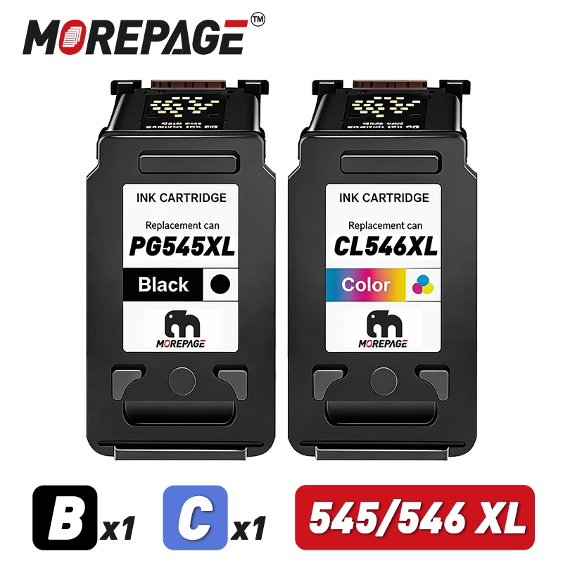 545XL Tintenpatrone Ersatz passend für Canon 545 546 XL Pixma MG3053 MX490 MX494 MX495 Drucker PG 545 CL546