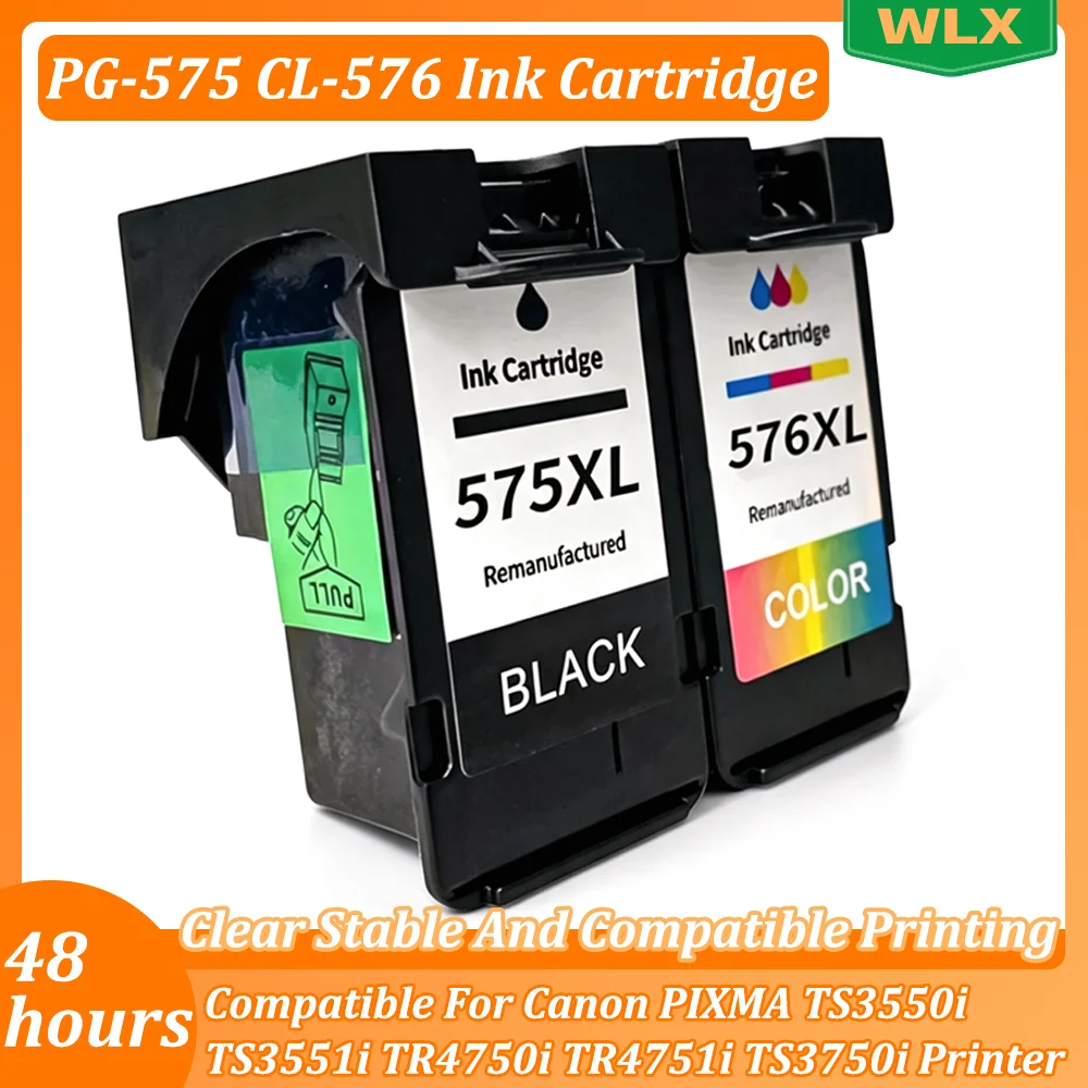 PG575 CL576 PG-575 CL-576 Tintenpatrone 575XL 576XL passend für Canon PIXMA TS3550i TS3551i TR4750i TR4751i