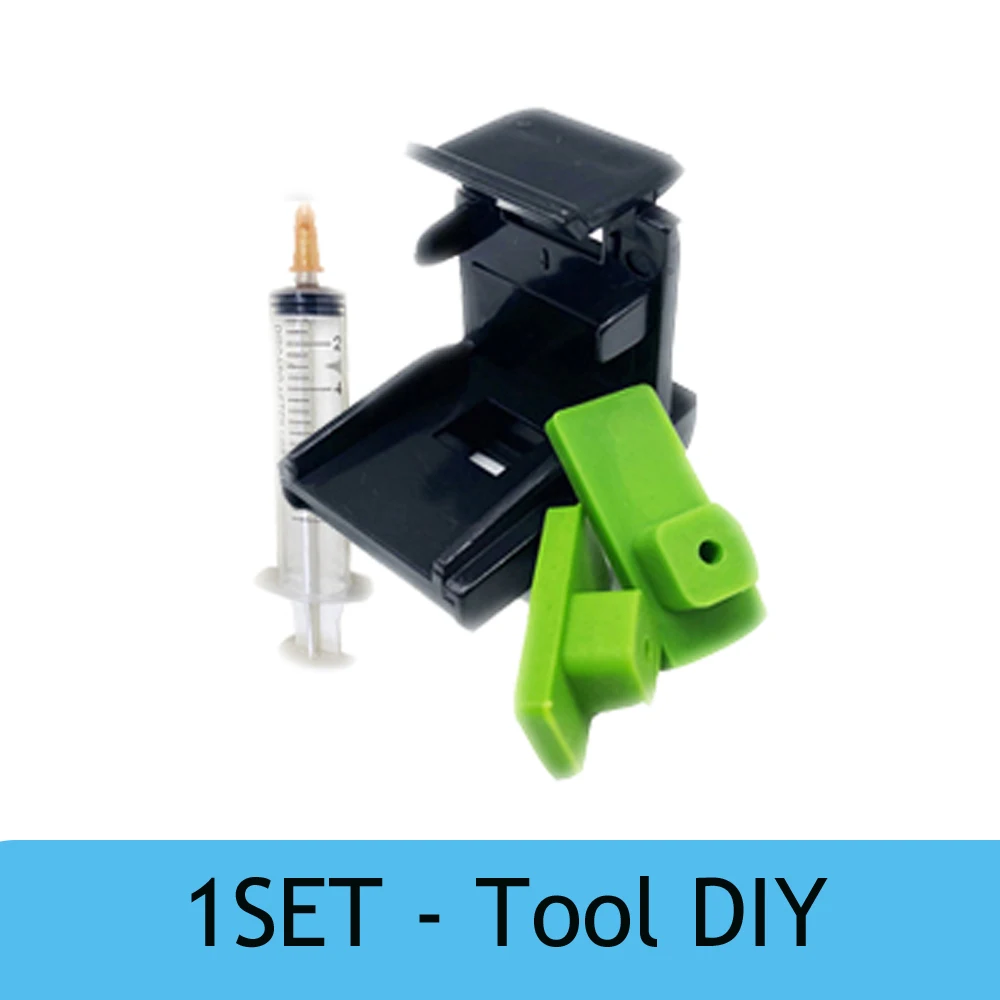 Tintennachfüllwerkzeug mit Spritzen-Sets, universelle DIY-CISS-Tintenpatronen-Clips, Absorptionsklemme