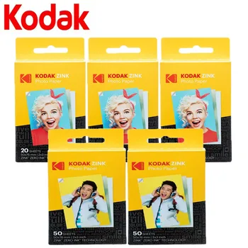 20-100 Blatt für Kodak 2"x3" Premium Zink-Fotopapier, passend für Kodak Smile, Kodak Step, PRINTOMATIC