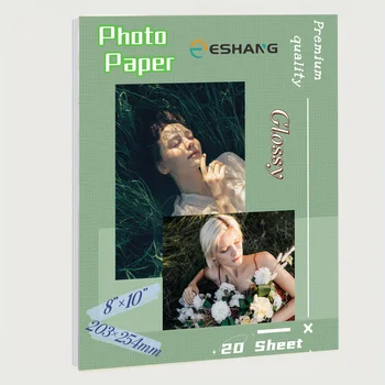 20 x 25 cm 20 Blatt glänzendes Fotopapier Druckerpapier passend für Tintenstrahldruck 230 g/m2