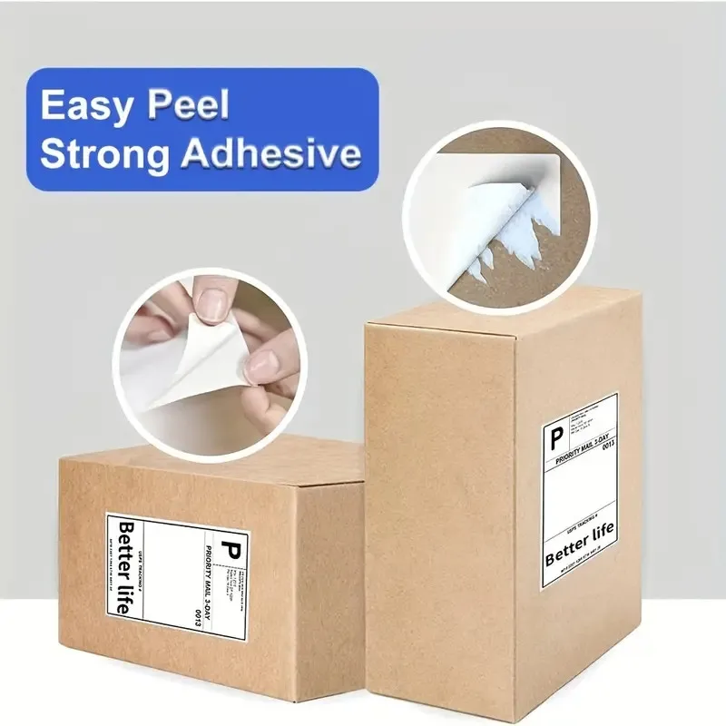 10 x 15 cm Thermodirekt-Etiketten, 500 Etiketten pro Packung, Starker – Bild 3