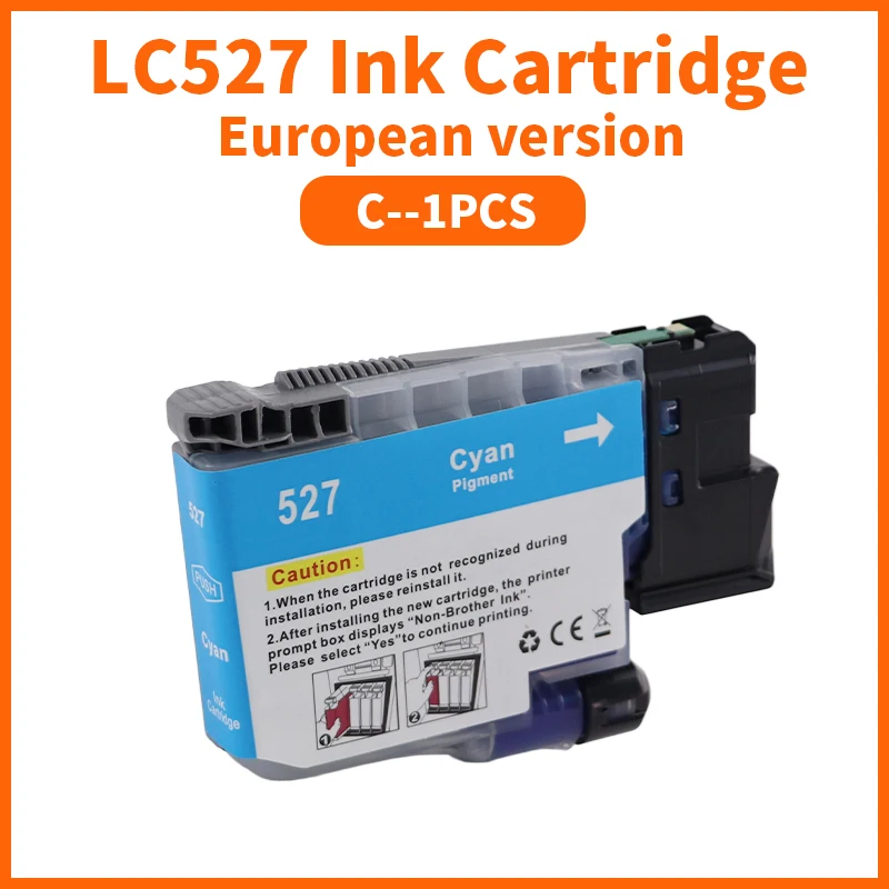 LC527 LC-527 LC-527XL LC527XL Pigment-Tintenpatrone passend für Brother MFC-J4350DW MFC-J4550DW MFC-J6760DW