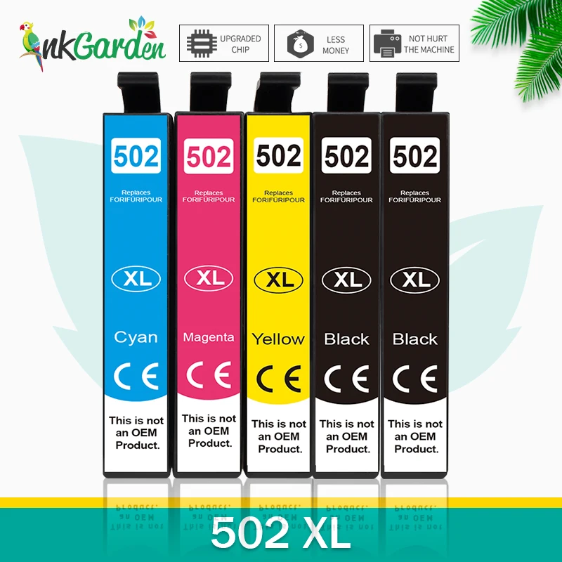 502 XL 502XL Tintenpatrone für Epson T502XL passend für Expression Home XP-5100 XP-5105 WorkForce WF-2860