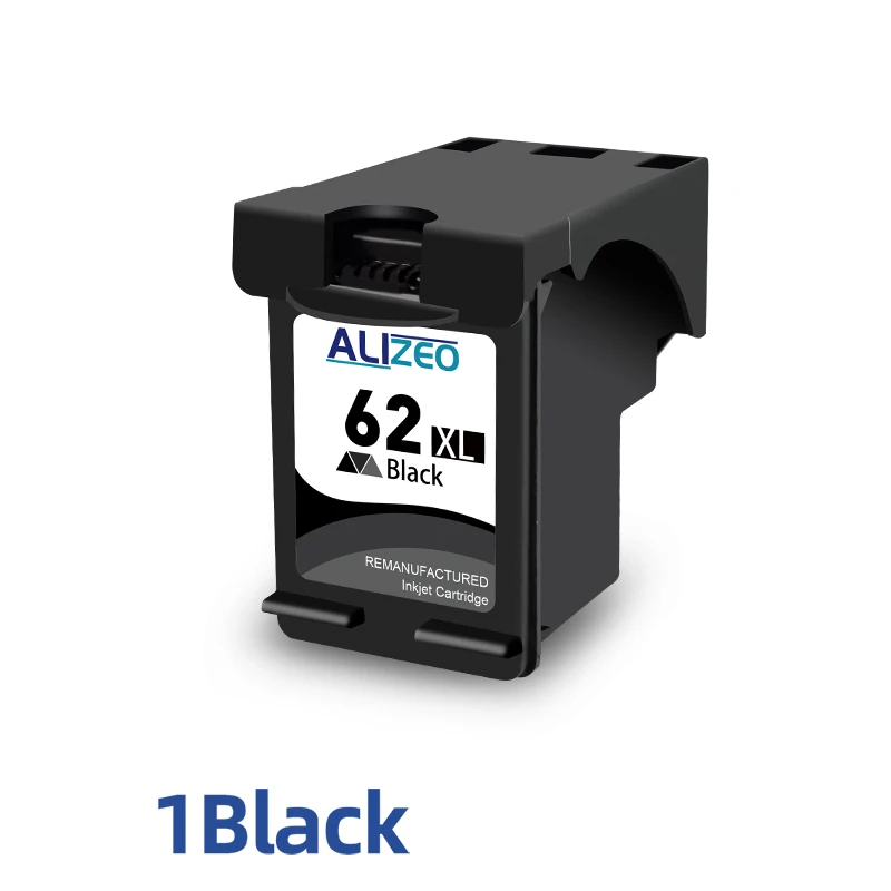 ALIZEO 62XL Tintenpatrone passend für HP 62 XL für HP 62 Envy 5540 5640 7640 5646 5541 5740 5742 5745 200 250