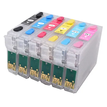82N Patronen-Nachfülltintenset passend für Epson Stylus R270 R290 R295 R390 R615 RX590 RX610 RX690 T50 T59