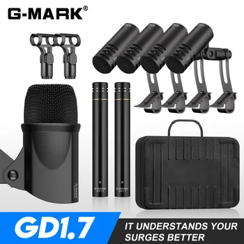 Trommel Mikrofon Kit G-MARK GD 1,7 Musikinstrumente Mikrofon passend für Band DJ Bühne Instrumentelle Leistung