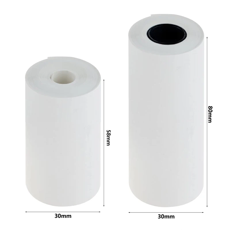 58mm/80mm Thermopapierrolle passend für Geschäftsausdrucke, 80mmx30mm – Bild 5