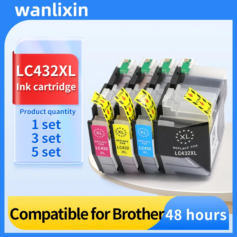 Australien, Neuseeland LC432 LC432XL Kompatible Tintenpatrone passend für Brother MFC-J5340DW J5740DW J6540DW