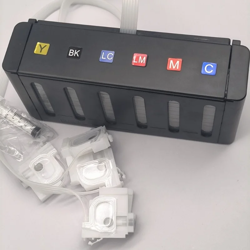 6 Farben Kompatible Serie CISS Tintentank System Externe Patrone – Bild 2