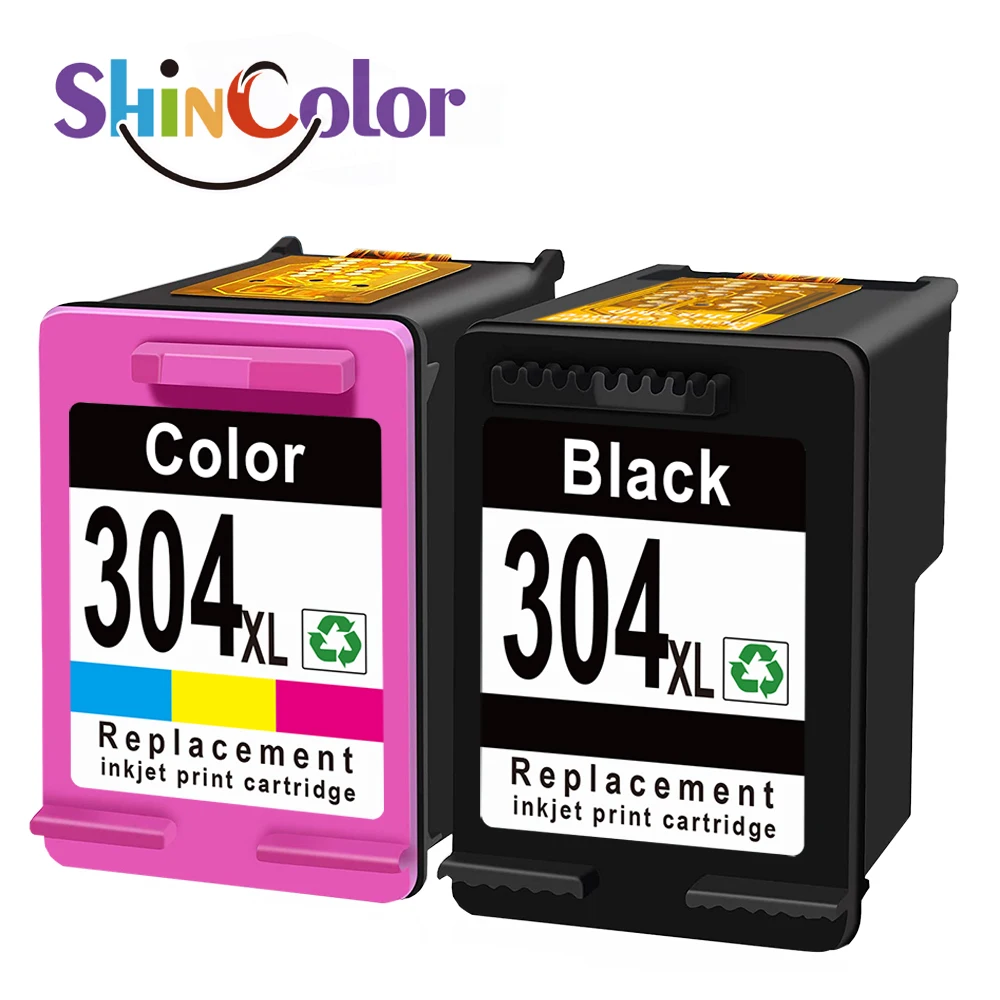 ShinColor Tintenpatrone HP 304 HP304 XL passend für HP Envy 5000 5010 5012 5014 5020 5030 5032 5034 5052 5055