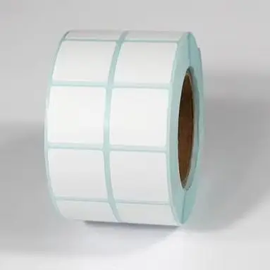 Aufkleber 20*20mm 1500 Stücke/Rolle 2 Reihen Thermische Label Supermarkt Label Logistik Label Direkt Druck