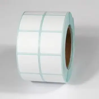 Aufkleber 20*20mm 1500 Stücke/Rolle 2 Reihen Thermische Label Supermarkt Label Logistik Label Direkt Druck