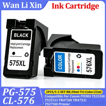 PG-575 CL-576 PG575 CL576 Tintenpatrone 575XL 576XL passend für Canon PIXMA TS3550i TS3551i TR4750i TR4751i