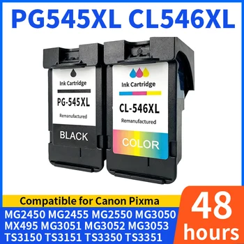 PG545 CL546 545XL 546XL Tintenpatrone passend für Canon PG-545 XL Pixma MG3050 MG2550 MG2450 2550S 2950 MX495