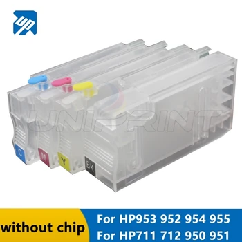 Nachfüllbare Tintenpatrone passend für HP 952 953 954 950 951 711 712 ohne Chip für HP 8730 7730 7720 8710