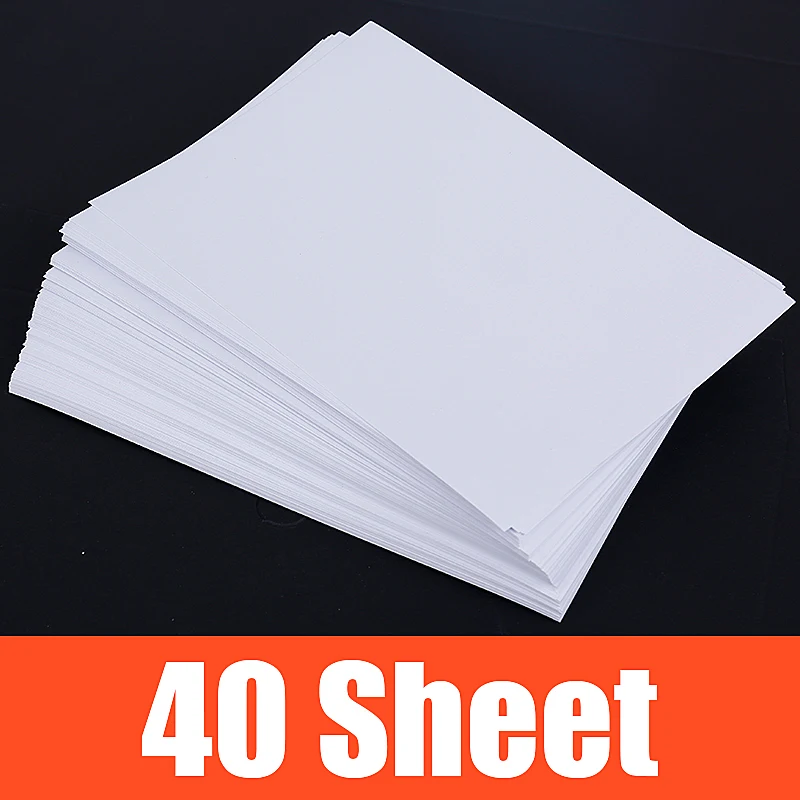 40 Blatt 4R 6" 4x6 glänzendes Fotopapier passend für Tintenstrahldruckerfotos 10*15cm nicht verblassendes