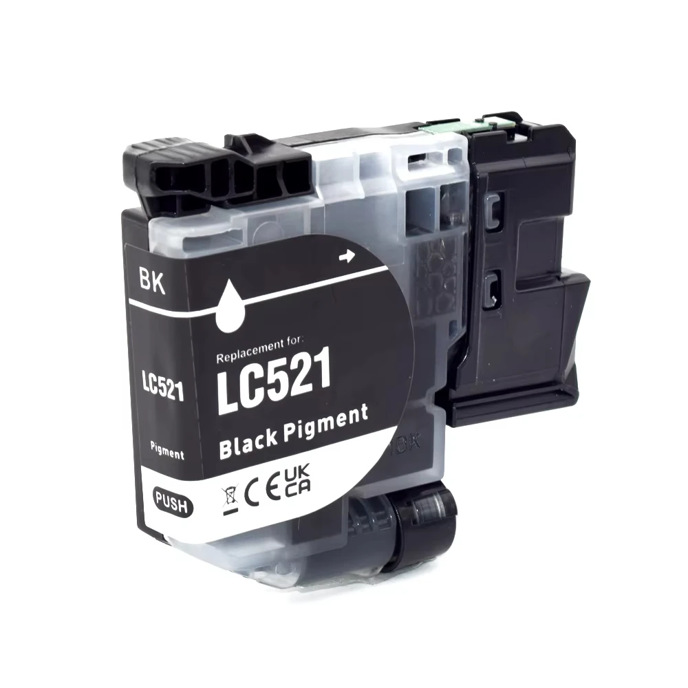 LC521 LC-521 Tintenpatrone geeignet passend für Brother DCP-J1260W DCP-J1310DW DCP-J1313DW DCP-J1360DW J1460DW