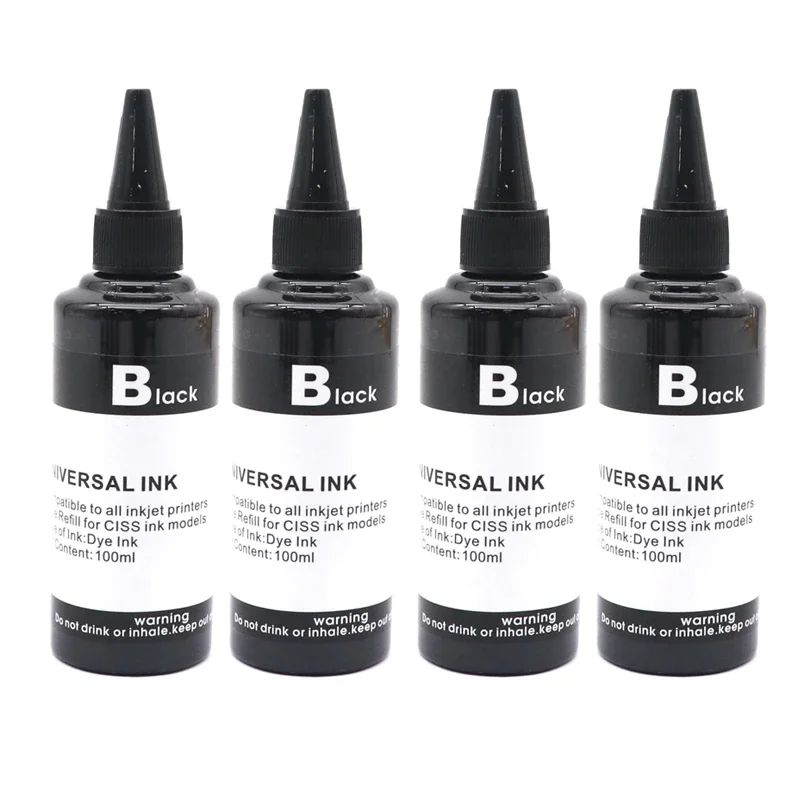 100ml universelles Tinten nachfüll set passend für Epson Canon HP Bruder Lexmark Drucker Tinte nachfüllbare