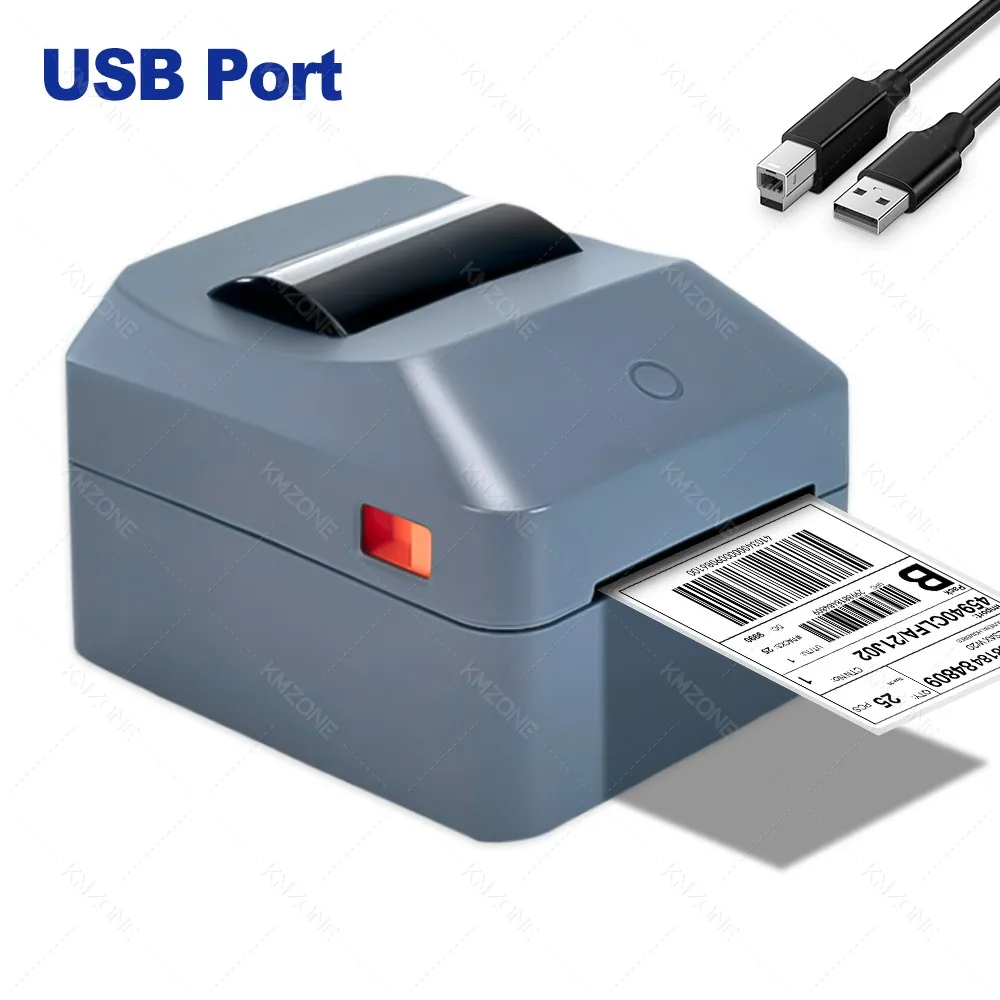 10 cm Thermo-Etikettenaufkleber Frachtbriefdrucker 1D 2D Barcodes Druckpapier Unterstützung QR-Code