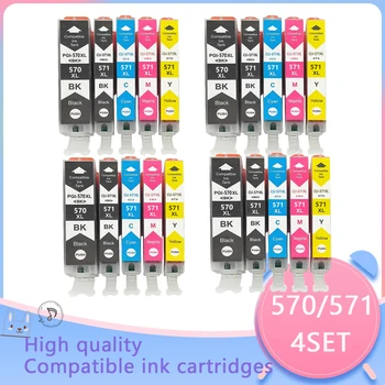 570 571 PGI-570 CLI-571 tinte patrone passend für canon PIXMA MG5750 MG5751 MG5752 MG6850 MG6851 (20 Stück)