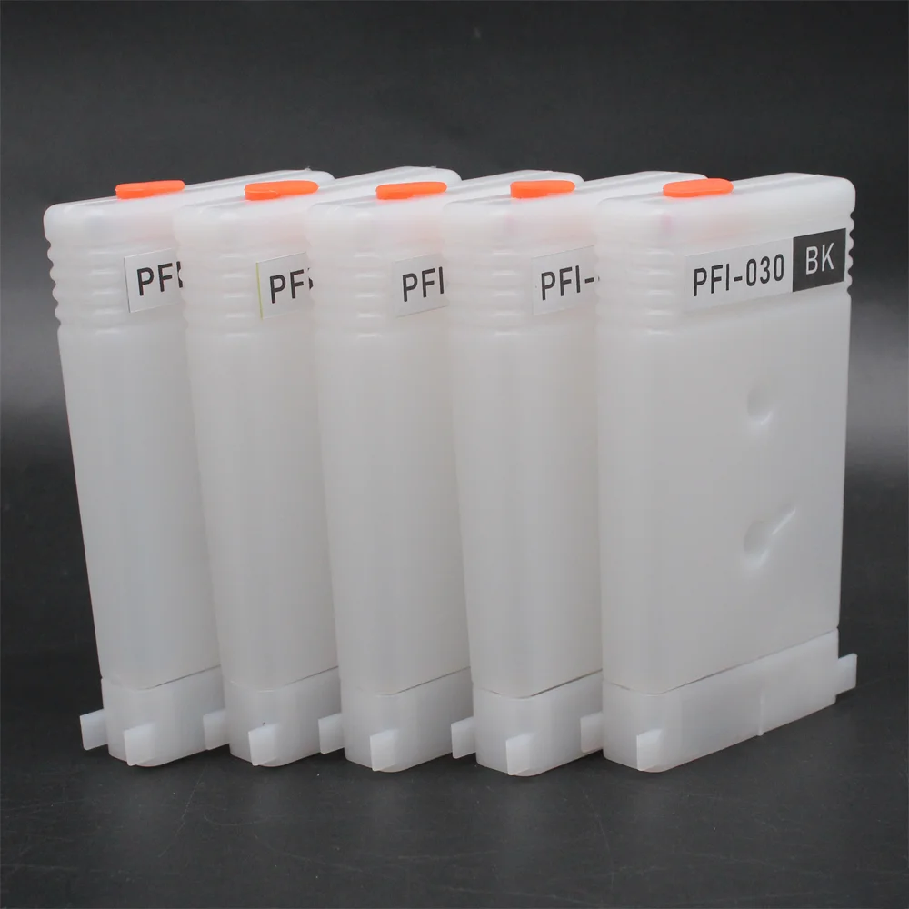 80ML PFI030 PFI-030 Leere Nachfüllbare Tintenpatrone Ohne Chip passend für Canon ImagePROGRAF TM-240 TM-340