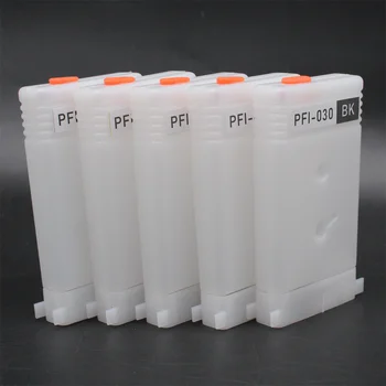 80ML PFI030 PFI-030 Leere Nachfüllbare Tintenpatrone Ohne Chip passend für Canon ImagePROGRAF TM-240 TM-340