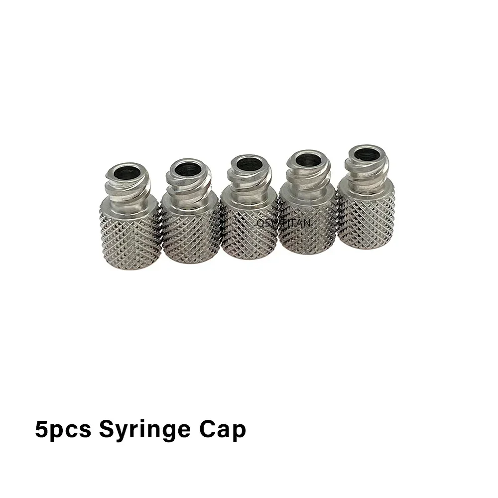 Spritzen kappe mit Luer Lock Edelstahl Fett absaugung Werkzeug instrumente (5 Stück)