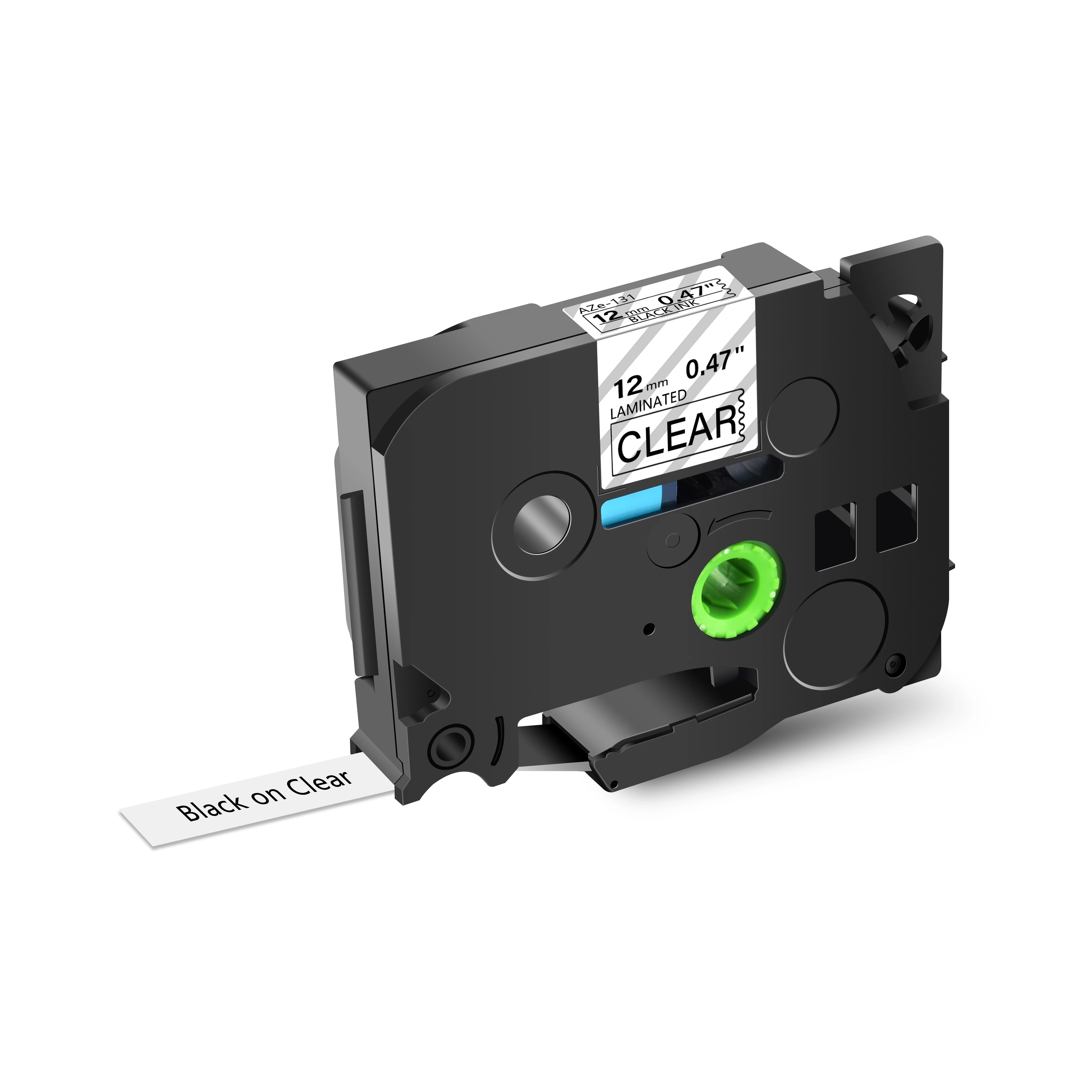 6/12/18/24 mm für Brother laminiertes Klebeband 231, passend für Tze-Label Tape tze231 für P-touch PTH110