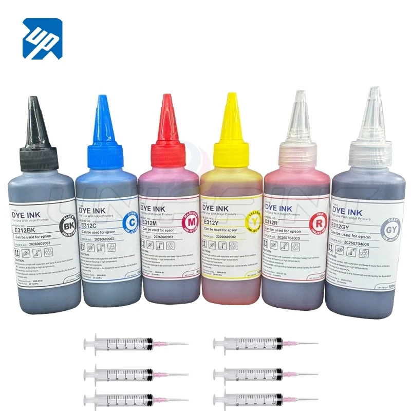 6x100ml Nachfülltinten-Kit passend für Epson XP-15000 xp15000 xp15010 xp15080 EP-50VA Drucker tinten patrone