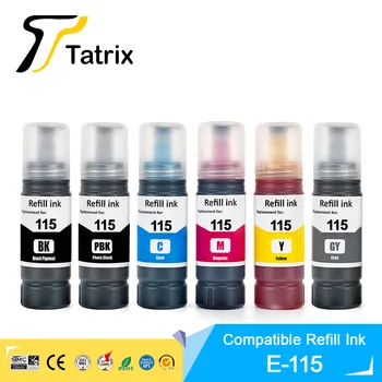 Tatrix 115 T07J Kompatible Farbige Wasserbasierte Nachfüllflasche Großpackung Tinte T115 115 Drucktinte