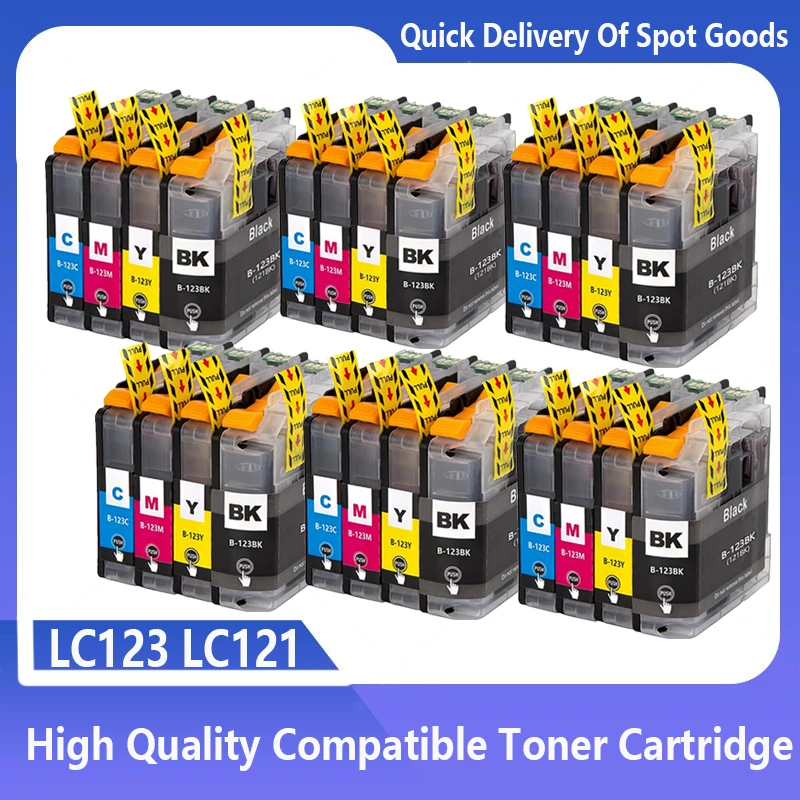 LC123 LC-123 LC 123 XL LC123XL Tinten-Tintenpatronen passend für Brother MFC J4410DW J4510DW J4610DW J4710DW