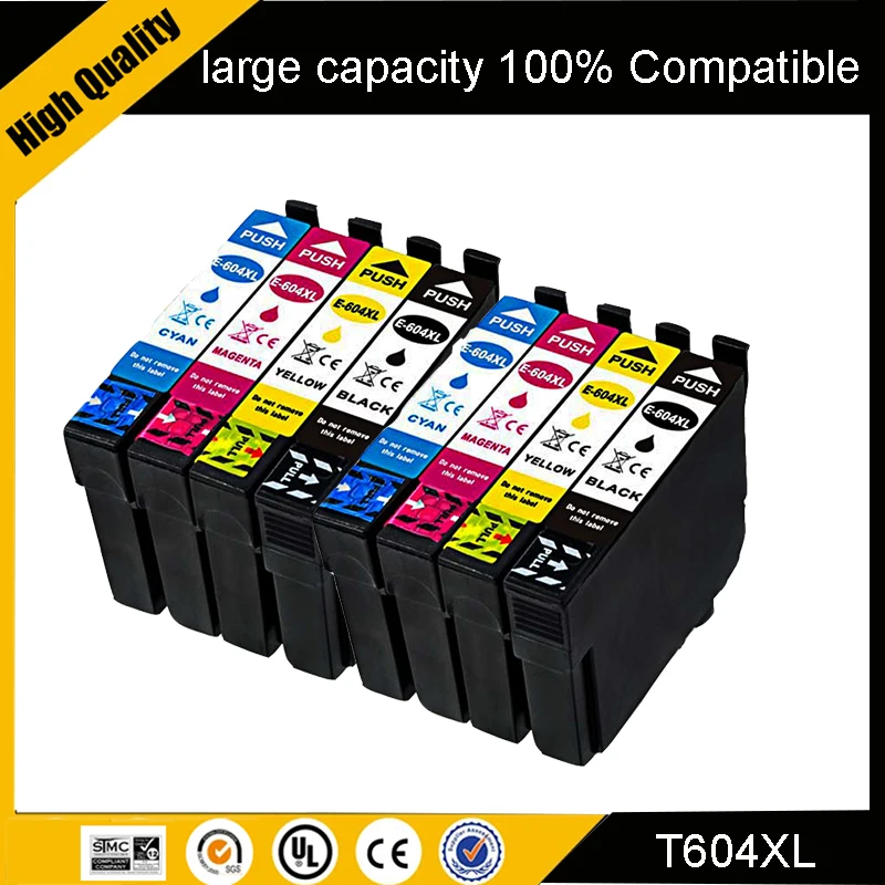 604 Tintenpatrone VOLL passend für Epson T 604XL T604 XL kompatible Patronen XP 2200 2205 3200 3205 4200 4205