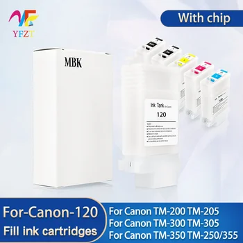 Passend für Canon 120 PFI-120 PFI 120 Nachfüllbare Tintenpatrone mit Chip Für Canon TM-200 TM-205 TM300 TM305