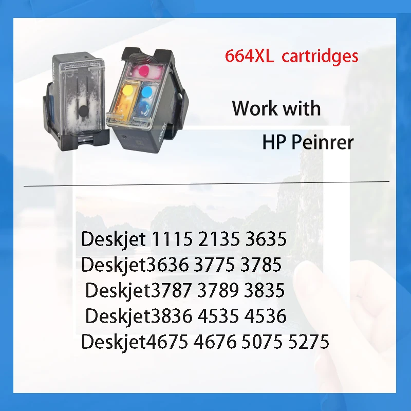 Einkshop 664XL Nachfüllset Ersatz-Tintenpatrone passend für HP 664 664 – Bild 3